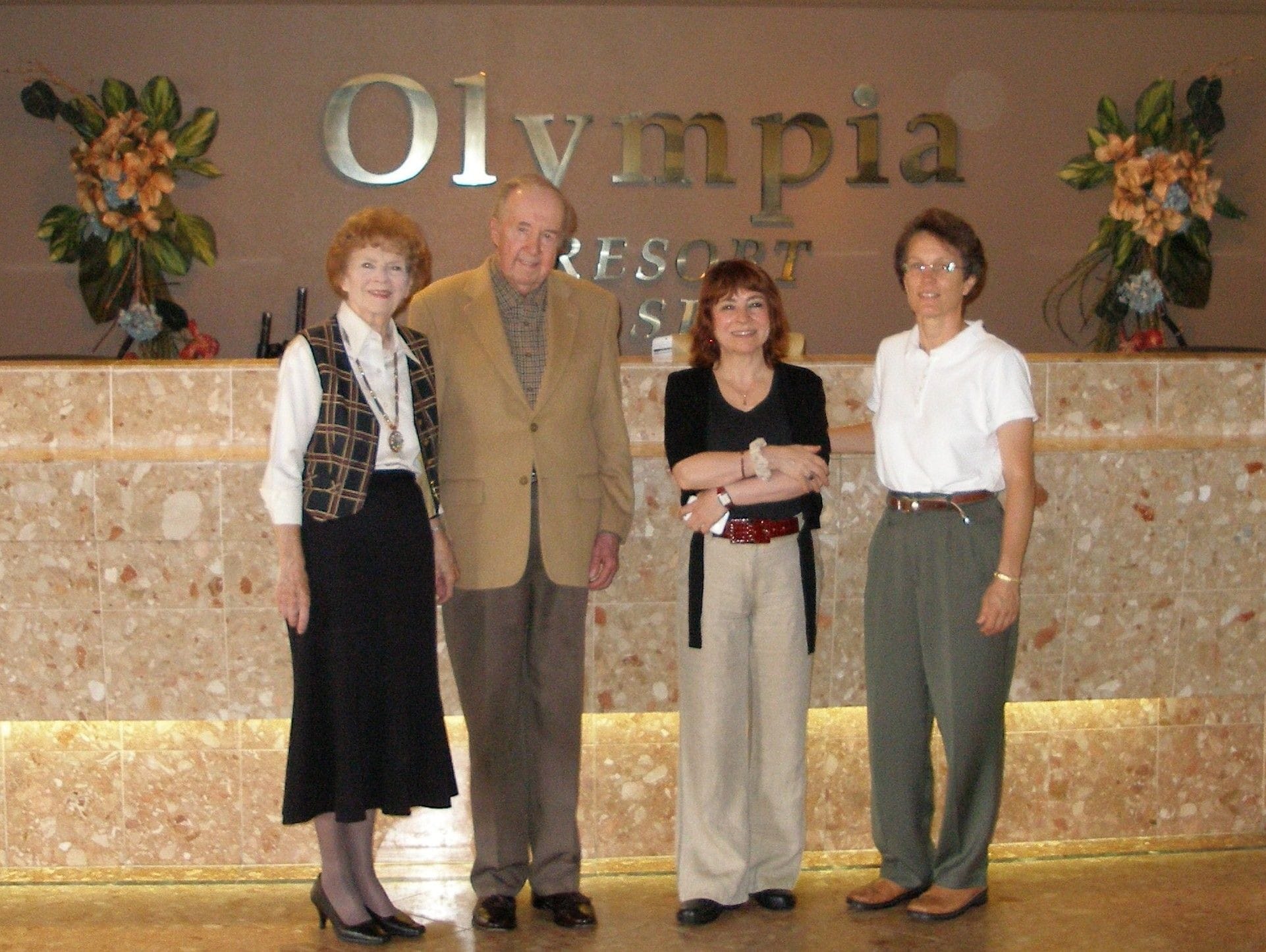 Georgia & Crawford Gates, Rimma Sushanskaya and Roberta Carpenter in Oconomowoc at Olympia for the OCO Debut Concert in 2012.