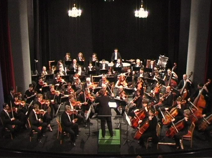 The Hradec Kralove Philharmonic performs in Nymburk,Czech Republic.
Roberta Carpenter, Conductor