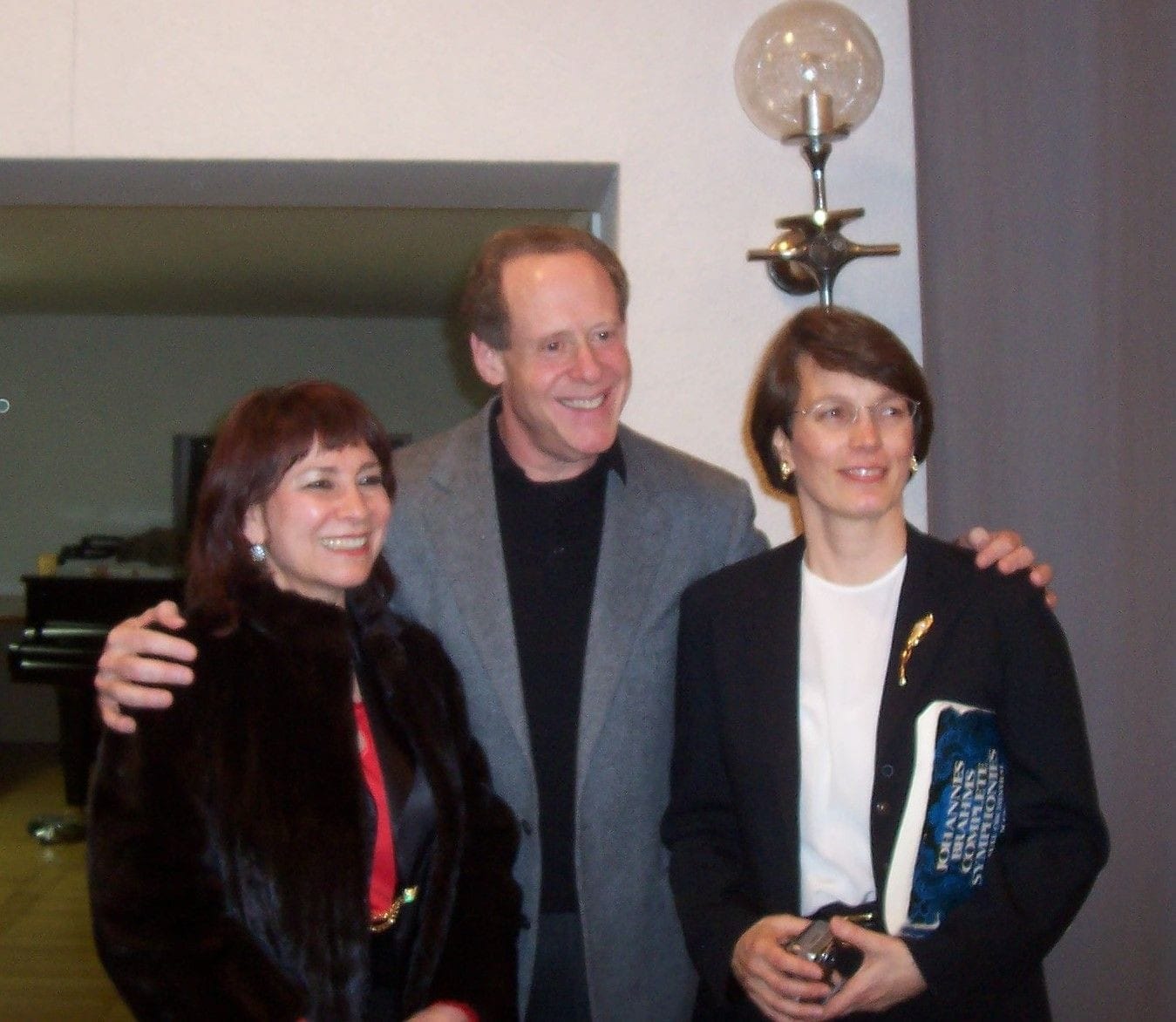 Conductors Rimma Sushanskaya, Kenneth Kiesler and Roberta Carpenter after a concert in Gotha, Germany